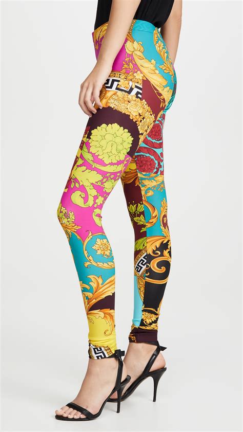 versace print leggings free shipping|Versace leggings hbo max.